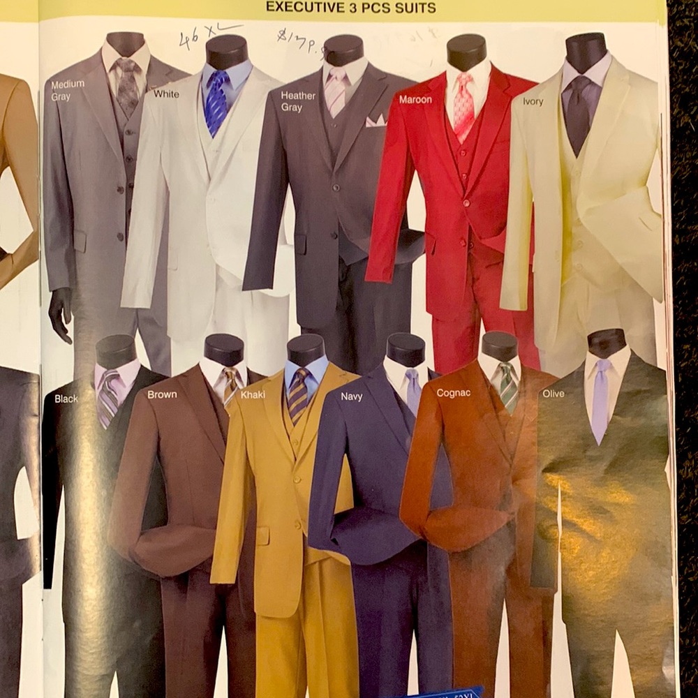 3 pc Suit with Coat, Vest , Pants